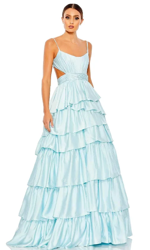 Vintage-Inspired Garments Mac Duggal 67970 - Ruffled Tiered Ballgown