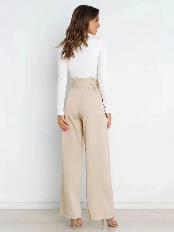 Formal Clothing For Women High Waist Wide Leg Women Pants