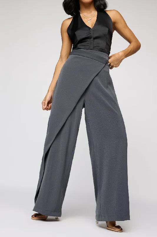 Chic Clothes For Women Ultimate Grey Pareo Korean Pants