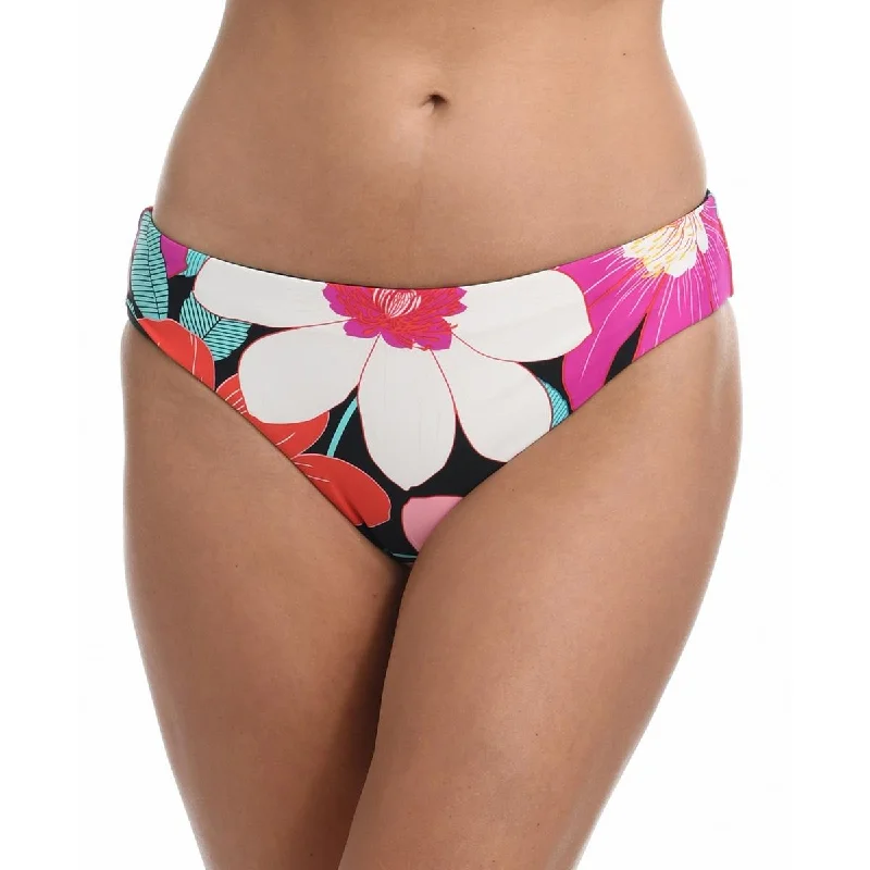 Luxury Women's Clothing Womens Floral Reversible Swim Bottom Separates