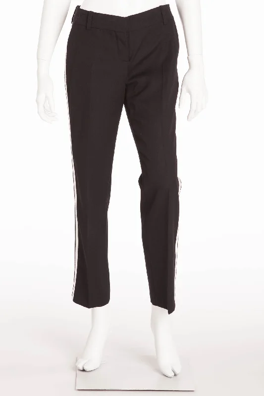 Women's Fashionable Clothing Sets Balmain - Black  Tuxedo Style Skinny Dress Pants  - FR 40