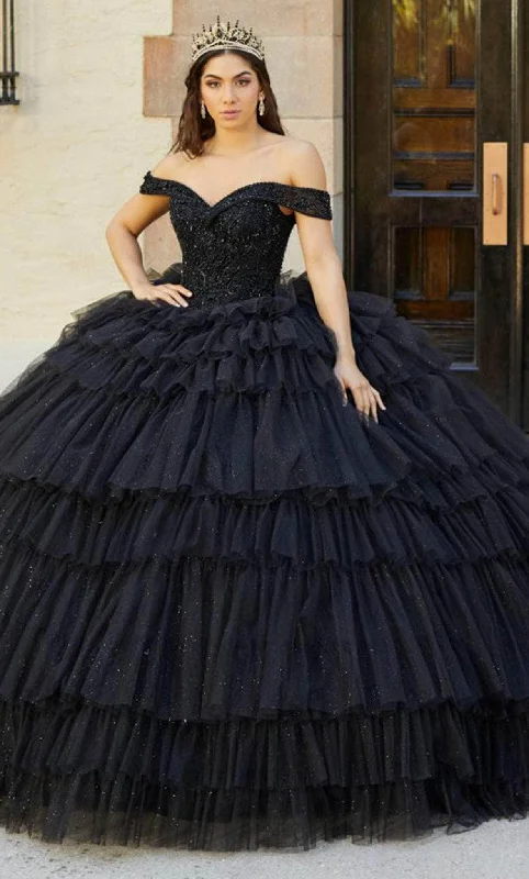 Stylish Dresses for Women Quinceanera Collection 26068 - Off Shoulder Tiered Gown