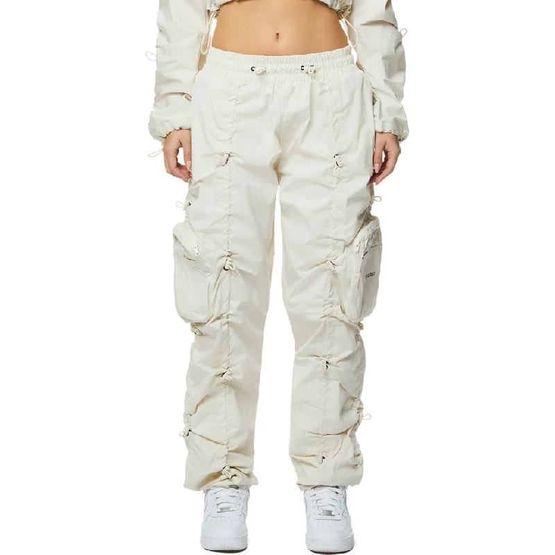 Women's Evening Clothing High Rise Multi Bungee Joggers - Oatmeal